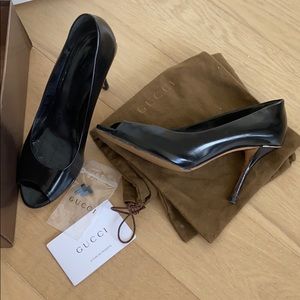 Preloved GUCCI Peep Toe Heels